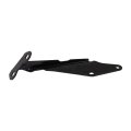 Hood Hinge Passenger Side Right Ford Taurus And X 2008 2009 Replacement For Fo1236135 Black Standard Style 