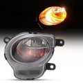 Left Turn Signal Light For 2012 2019 Fiat 500 Driver Side Lamp With Bulb Clear Lens Black Housing Replacement Fi2532100 