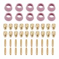 Amico Cut50-g50 50-pcs Plasma Cutter Consumables Nozzles Electrodes And Cups For Cut-50 Apc-50 Cts-200 Cut-45m 55m 
