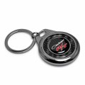 Ipick Image For Dodge Challenger R T Classic Real Black Carbon Fiber Gunmetal Roundel Metal Case Key Chain Keychain Official