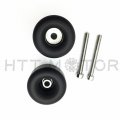 Httmt Mt219-026- Black No Cut Frame Slider Compatible With 98-02 Kawasak Zx6r 1998-2003 Zx9r 2001-2004 Zx12r
