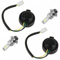 Caltric Left Or Right Headlight Socket And Led Bulb Compatible With Yamaha Wolverine 450 Yfm450fx 2006-2010
