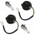Caltric Left Or Right Headlight Socket And Led Bulb Compatible With Yamaha Wolverine 450 Yfm450fx 2006-2010