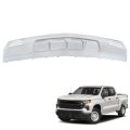 Front Bumper Lower Valance Skid Plate Chrome Plastic Replacement For Silverado 1500 2022-2023 