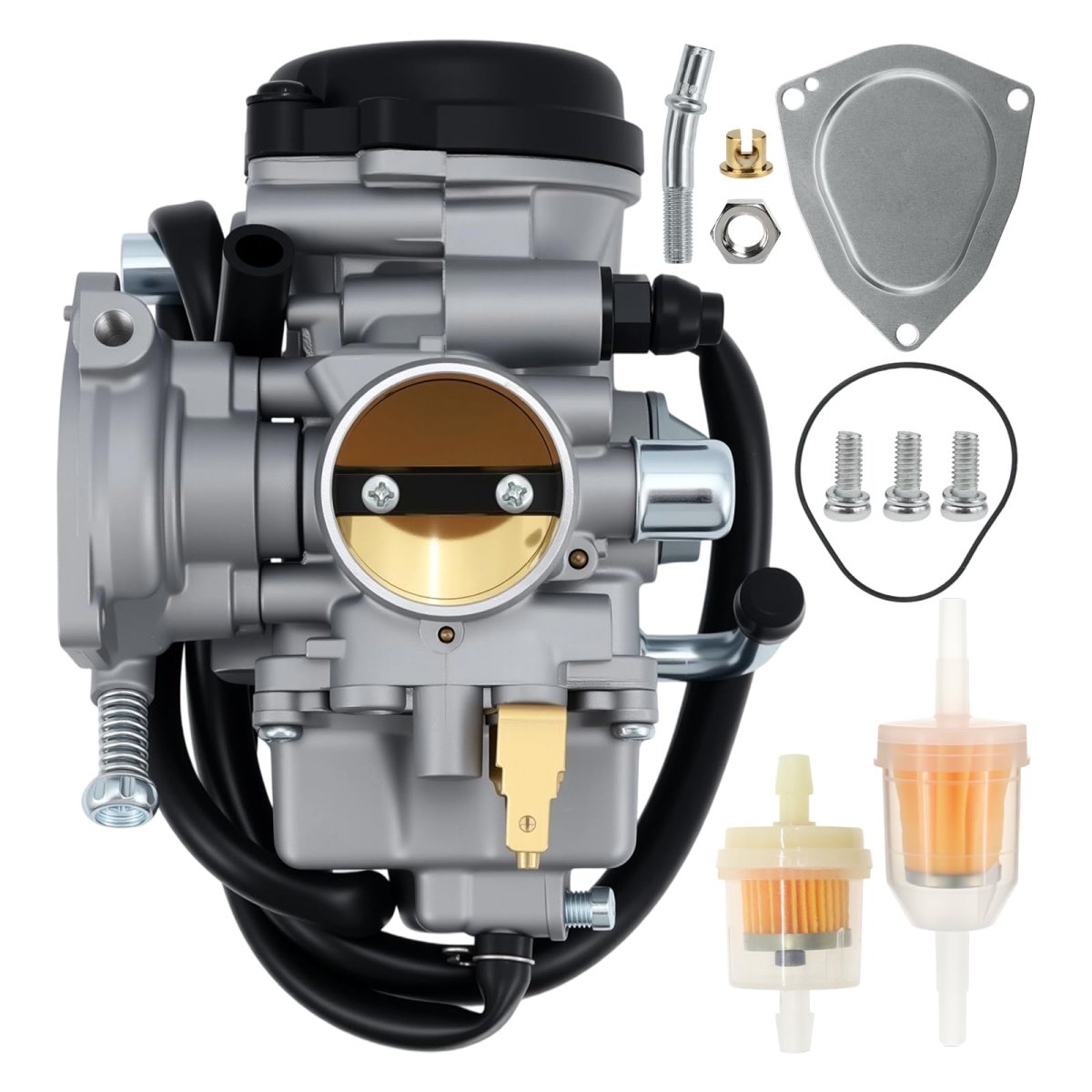 Carburetor For Bombardier Can Am Outlander 330 2004 2005 400 2003 2008 And Max Polished Finish With Housing