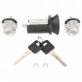 Kuafu Ignition Lock Cylinder Door Handle Compatible With 1998-2007 Ford Excursion F-250 F-350 F-450 F-550 Super Duty Plastic