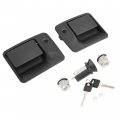 Kuafu Ignition Lock Cylinder Door Handle Compatible With 1998-2007 Ford Excursion F-250 F-350 F-450 F-550 Super Duty Plastic