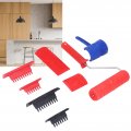 Wood Grain Roller Multi Specification Rubber Durable Reusable Easy Cleaning Graining Tool For Diy Wall Floor Decoration