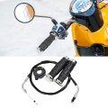 Hiaors 7 8 Throttle Twist Grip And 78 Scooter Cable For Gy6 50cc 110cc 125cc 150cc 4 Stroke Qmb139 157qmj Engine Chinese Taotao 