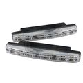 Acura Integra 2dr Euro Style Tail Lights Black Housing With Clear Lens Free Gift Universal Drl 8 White Led