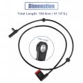 X Autohaux Car Abs Wheel Speed Sensor Rear Left Right No 2045400317 For Mercedes C-class W204 S204 2007-2015