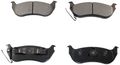 Durago Bp981 Ms Rear Semi-metallic Brake Pad 