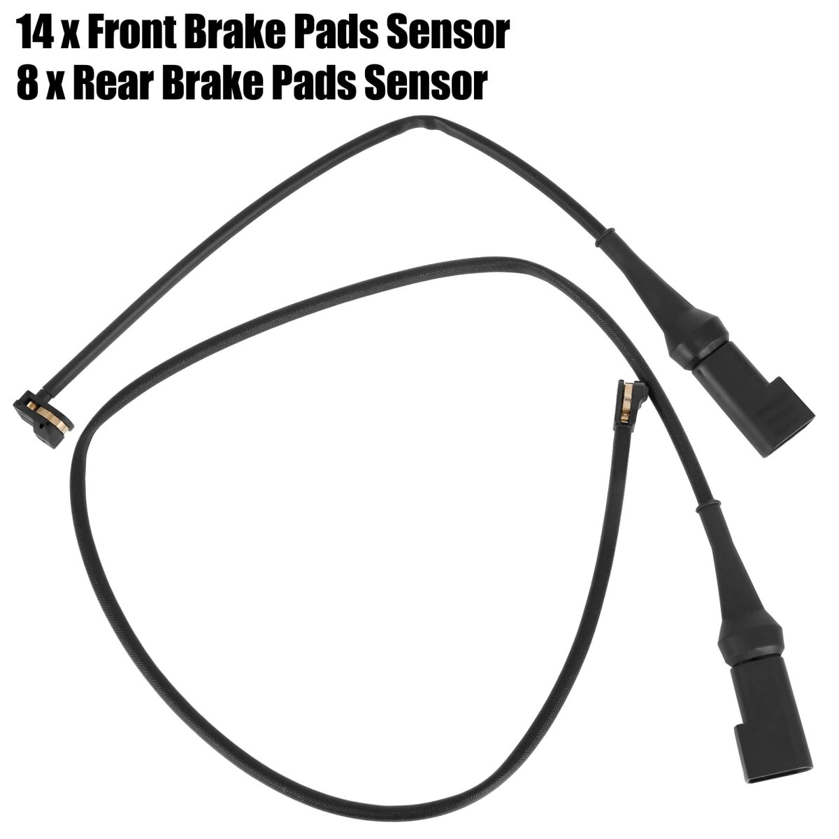 14pcs Front And 8pcs Rear Brake Pad Electronic Wear Sensor Kit For Ford Transit Box 2013 To 2019