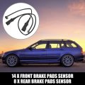 14pcs Front And 8pcs Rear Brake Pad Electronic Wear Sensor Kit For Ford Transit Box 2013 To 2019