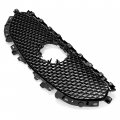 Kuafu Front Grille Grill Mesh Compatible With 2017-2021 Mazda Cx-5 Cx5 Replacement For Kb8c-50-719 Kb8c50719 Bumper Upper