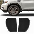 Hecasa Front Fender Molding For 2013-2020 Nissan Pathfinder Replacement 63873-3ka0a 63872-3ka0a Black Plastic Pair Driver 