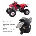 Rear Brake Caliper For Sportrax 400 400ex 1999-2004 43250 Hn1 006 With Pads Enhanced Braking Performance Robust Construction