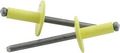 Yellow 3 16 Large Head Aluminum Steel Mandrel Pop Rivets 100 Ct Racing Fasteners 