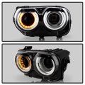 Acanii For Hid Xenon W O Air Ducts Model 2015-2022 Dodge Challenger Led Drl Projector Headlight Headlamp Driver