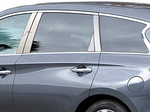 Qaa Is For 2013-2013 Infiniti Jx35 8 Piece Stainless Pillar Post Trim Pp13037