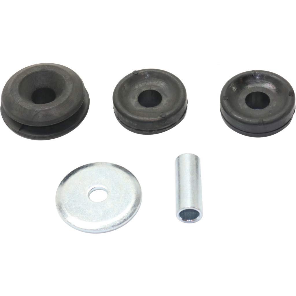 Front Shock And Strut Mount For Mitsubishi Mirage 1997 To 2002 Driver Or Passenger Side Single Piece Black