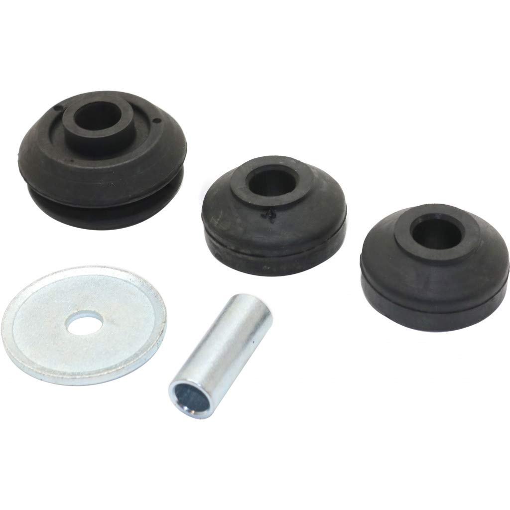 Front Shock And Strut Mount For Mitsubishi Mirage 1997 To 2002 Driver Or Passenger Side Single Piece Black