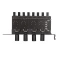 Aramox Pc Fan Hub 8 Channel Pwm Controller 4 Knob Speed Adjuster For Water Cooling System And Gaming Pcs 