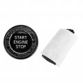 Topteng Car Engine Start Stop Push Button Knob Switch Decor Cover Fits For Jaguar Xf Xe F-pace