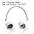 Uxcell 16 Inch Long Faucet Supply Line Connector G3 8 Female Compression Thread X G1 2 Straight 304 Stainless Steel Water Hose
