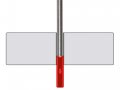 1 8 In Roll Pin Punch 66064 High Carbon Steel With Reverse Taper And Guide Ball Tip 