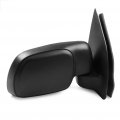Ocpty Black Right Side Mirror Fit For 1999-2015d For F-250 Super Duty Textured Glass Manual Folding Non-heated