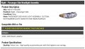Right Passenger Side Headlight Assembly Custom With Marker Light Smooth High Beam Surface Compatible 2000 2005 Buick Lesabre