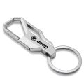 Jeep Willys Star Logo Silver Carabiner-style Snap Hook Metal Key Chain Official Licensed