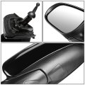 Oe Style Manual Driver Left Side View Door Mirror Compatible With Hyundai Accent 10-11