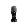 10 Pack Rok Hardware 3 76mm Hole Old World Style Reflective Black Chrome Pull Handle 5-1 32 128mm Overall Length P330176blkn 