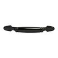 10 Pack Rok Hardware 3 76mm Hole Old World Style Reflective Black Chrome Pull Handle 5-1 32 128mm Overall Length P330176blkn