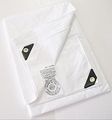 10 X White Fire Flame Retardant Heavy Duty Poly Tarp Finished Size Approx 96 