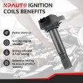 Ignition Coil Pack Replacement For Honda Civic 2006 2007 2008 2009 2010 2011 1 8l L4 Lx Ex Dx Gx Exs Lxs Uf582 30520 Rna A01 4