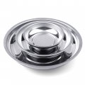 Horusdy Magnetic Tray 3-piece Round Parts 3 Inch 4 6 For Mechanic S Stainless Steel 