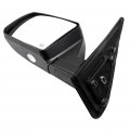 Ocpty Black Driver Side View Mirror Smooth With Power Adjustment Manual Folding Heated Compatible For 2007-2017 Toyota Tundra