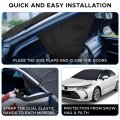 Econour Car Windshield Cover For Ice And Snow Durable Frost Protector Sleet Winter-ready Anti-theft Straps Included Suv Size 30