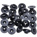 Rexka 25pcs Bumper Splash Shield Fender Liner Nylon Nuts 84145-26000 For Hyundai Kia Genesis Santa Fe Sonata Tucson Veloster 