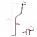 For John Deere Sabo Lawn Tractor 108-14 5 108-17hs Right Side Drag Link Gy20492 Mod-ztf1-18909