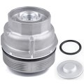 15620-31060 Oil Filter Housing Cap With 15643-31050 Plug Aluminum Cover For Toyota Camry 4runner Rav4 Tacoma Sequoia Es350 