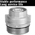 15620-31060 Oil Filter Housing Cap With 15643-31050 Plug Aluminum Cover For Toyota Camry 4runner Rav4 Tacoma Sequoia Es350