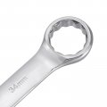 Uxcell Metric 34mm 12-point Box Open End Combination Wrench Chrome Finish Cr-v