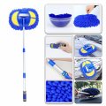 Roeolnil Spare Headgear Microfiber Car Wash Brush With Long Handle Washing Mop Kit Mitt Sponge Cleaning Supplies Duster Rv