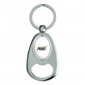 Graphics More Alabama Sate Secondary Logo Keychain Chrome Metal Spinning Oval Bottle Opener