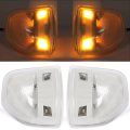 Signal Lights Mirror Turn Tow For 2010-2021 Dodge Ram 1500 2500 3500 4500 5500 Replacement 68302828aa 68302829aa Clear Lens 