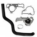 Caltric Water Pump Radiator Hose With Gasket Compatible John Deere 2243 Gas 285 320 345 F725 Gx345